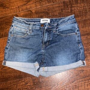 RSQ Women's Dark Blue Jean Shorts